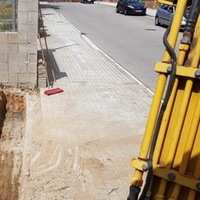 Rebaje y cimentación con mini excavadora en Fogars de la Selva